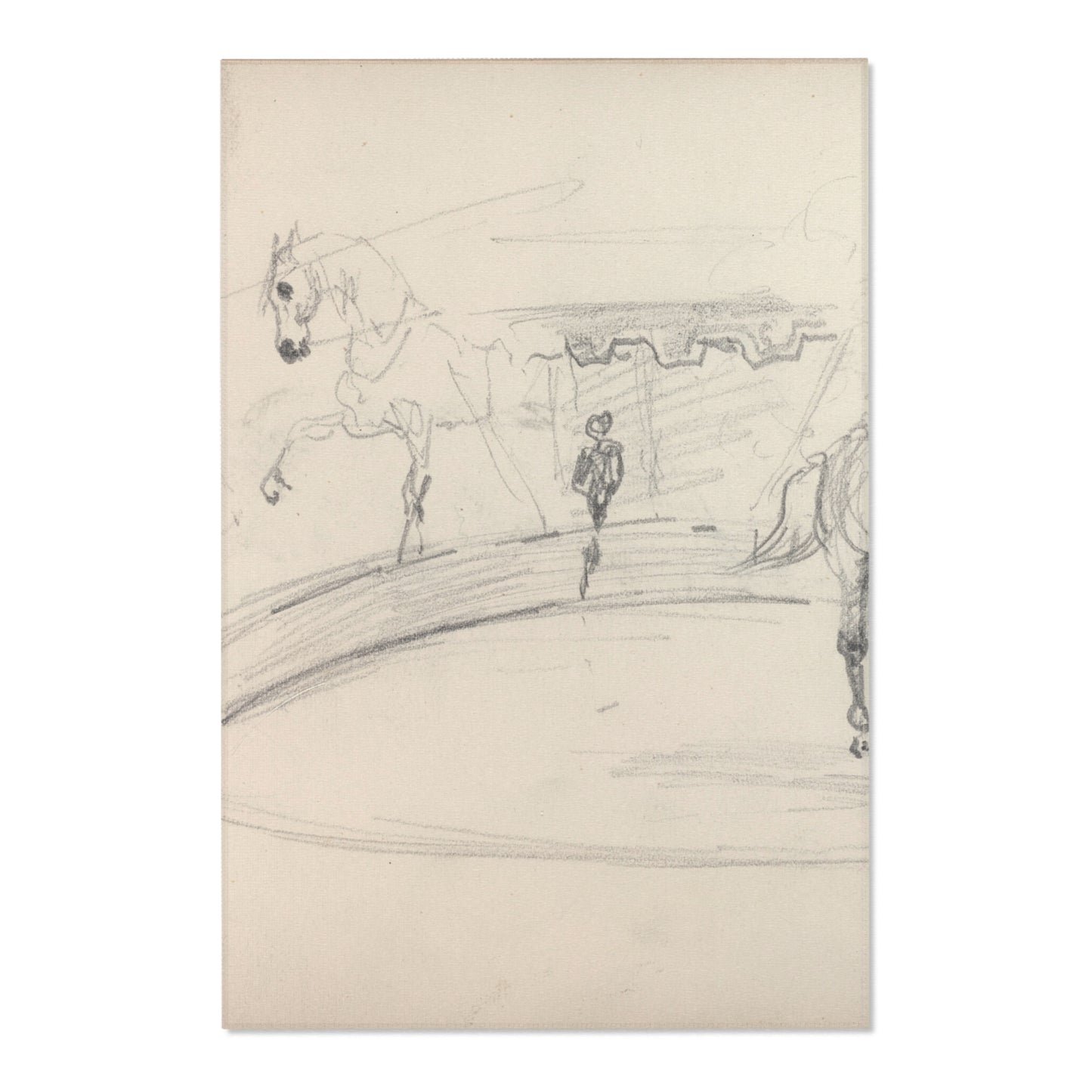 Henri de Toulouse-Lautrec - Sketchbook, 1880 | Area Rug