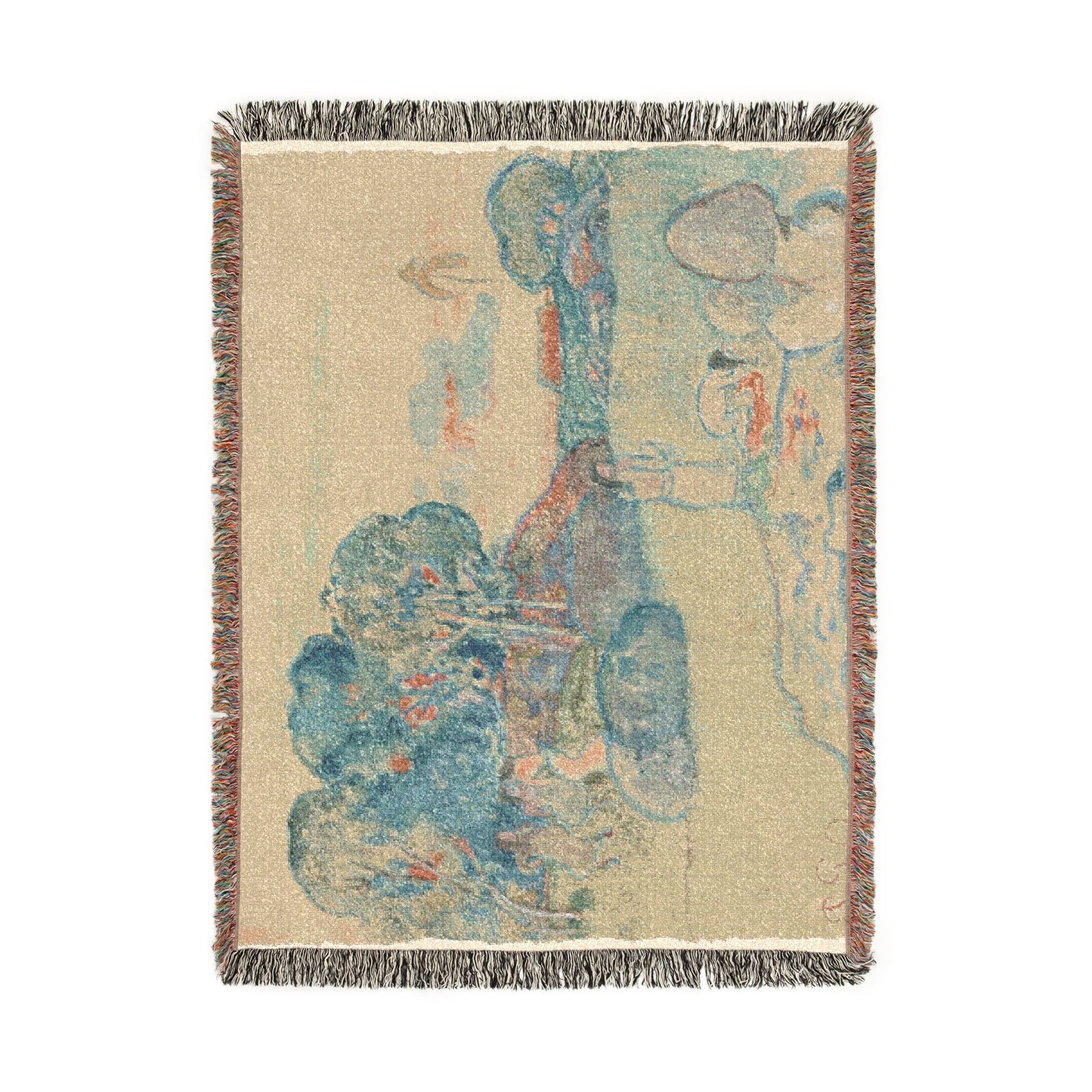 Paul Gauguin - Tahitian Landscape | Woven Tapestry Blanket