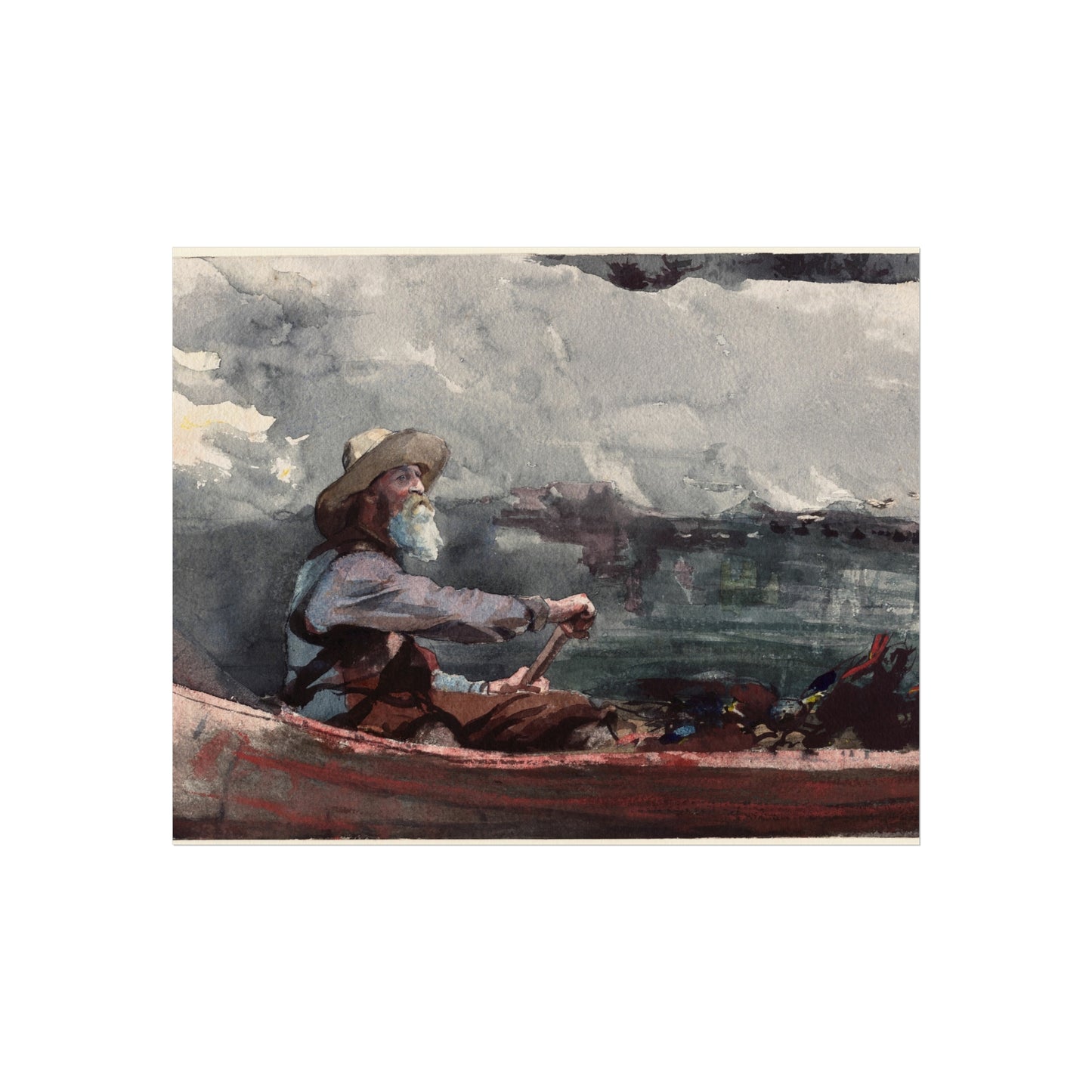 Winslow Homer - Adirondacks Guide | Fine Art Poster