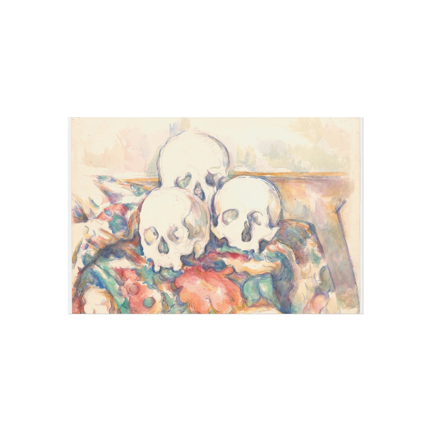 Paul Cezanne - The Three Skulls | Fine Art Poster