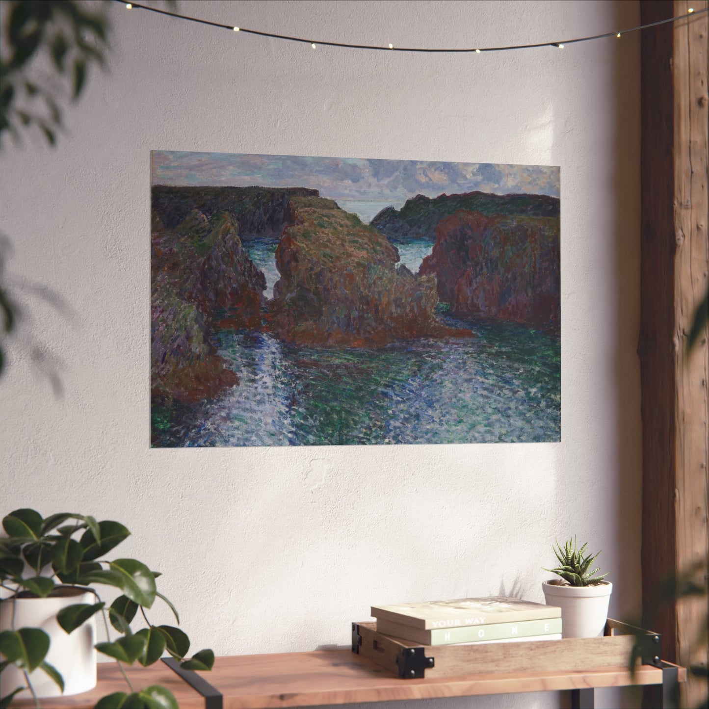 Claude Monet - Rocks at Port-Goulphar, Belle-Île | Fine Art Poster