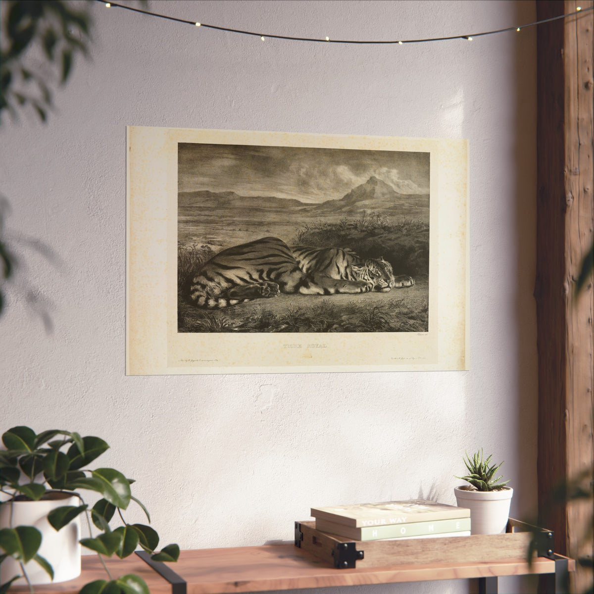 Bengal Tiger — Eugène Delacroix Fine Art Poster