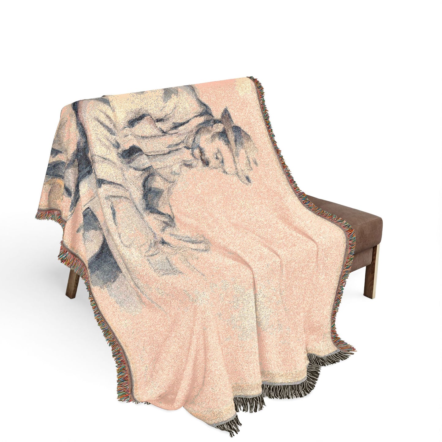 Paul Cezanne - A Study for the Card Players | Woven Tapestry Blanket