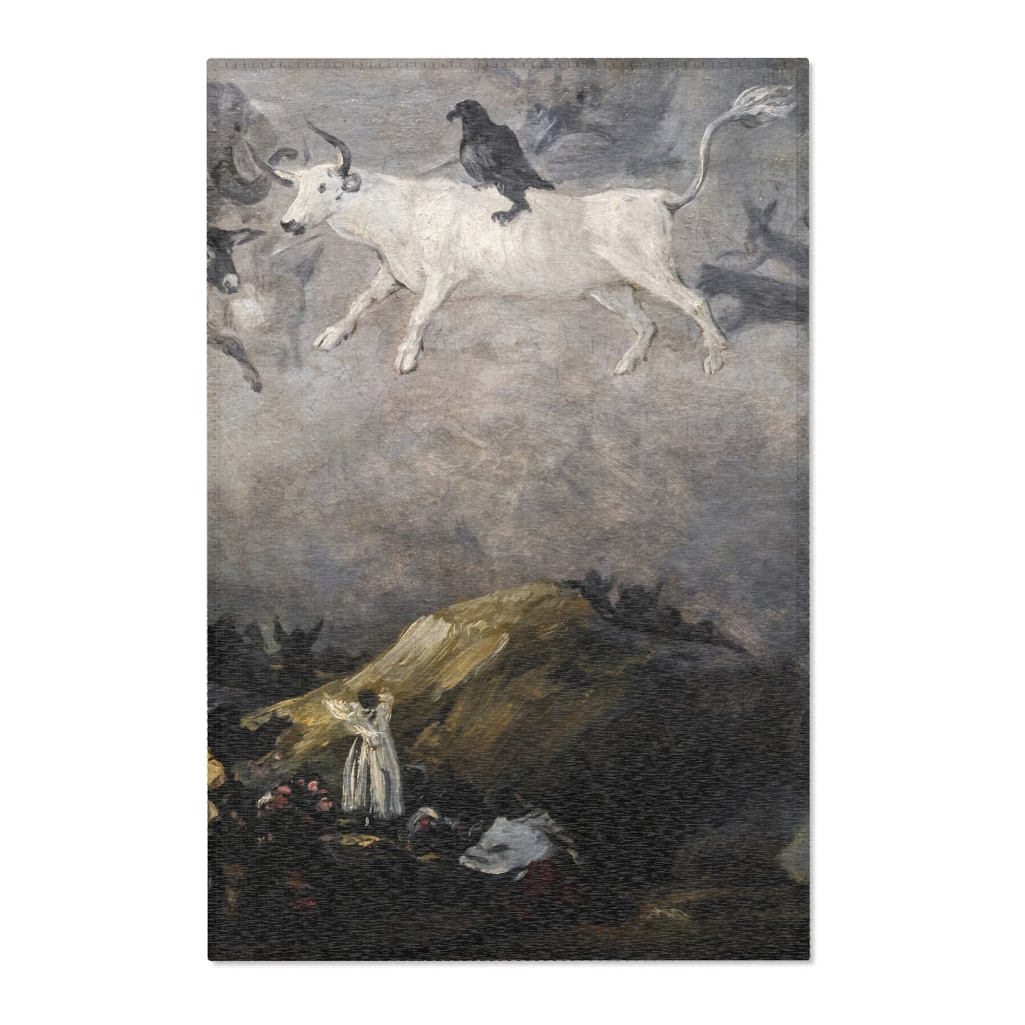 (Agen) Caprice - Francisco de Goya 1818-1819 - Musée des Beaux-Arts d'Agen | Area Rug