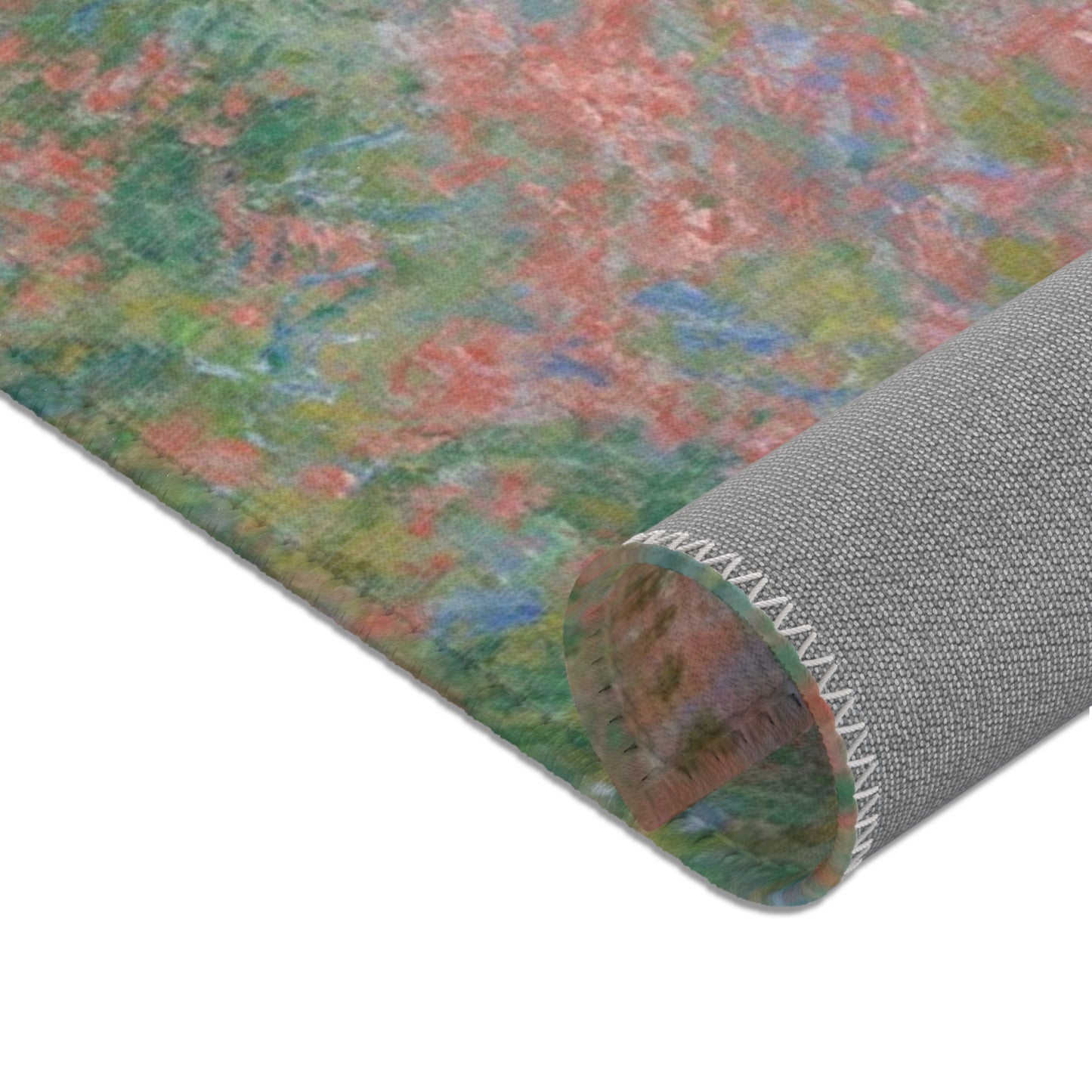 Claude Monet - Poppy Field (Giverny) | Area Rug