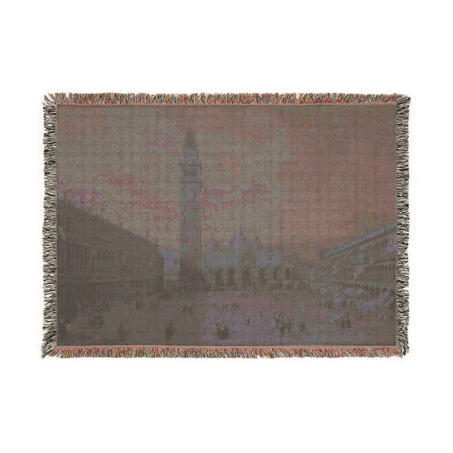 Giovanni Antonio Canal, il Canaletto - Piazza San Marco - WGA03883 | Woven Tapestry Blanket