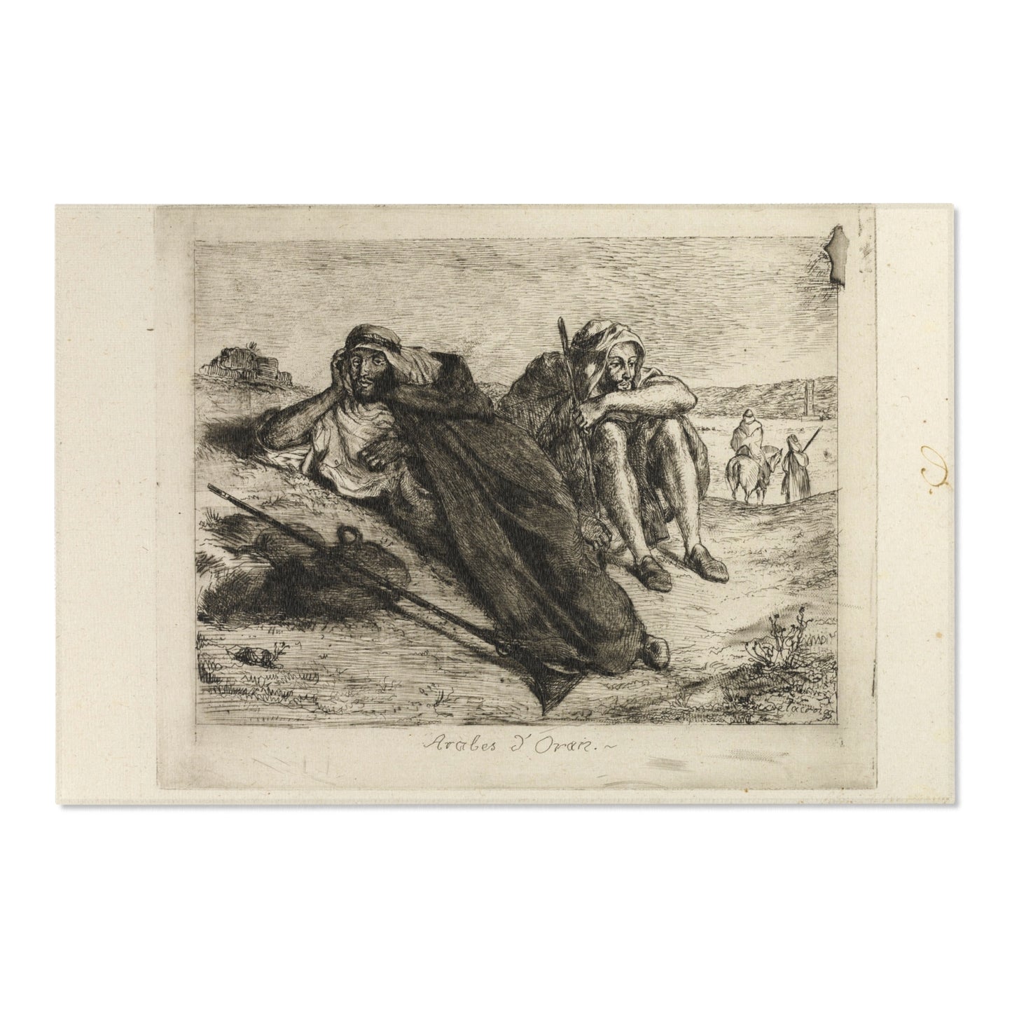 Eugène Delacroix - Arabs of Oran | Area Rug
