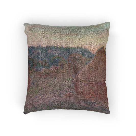 Stacks of Wheat (End of Day, Autumn) — Monet Pillow