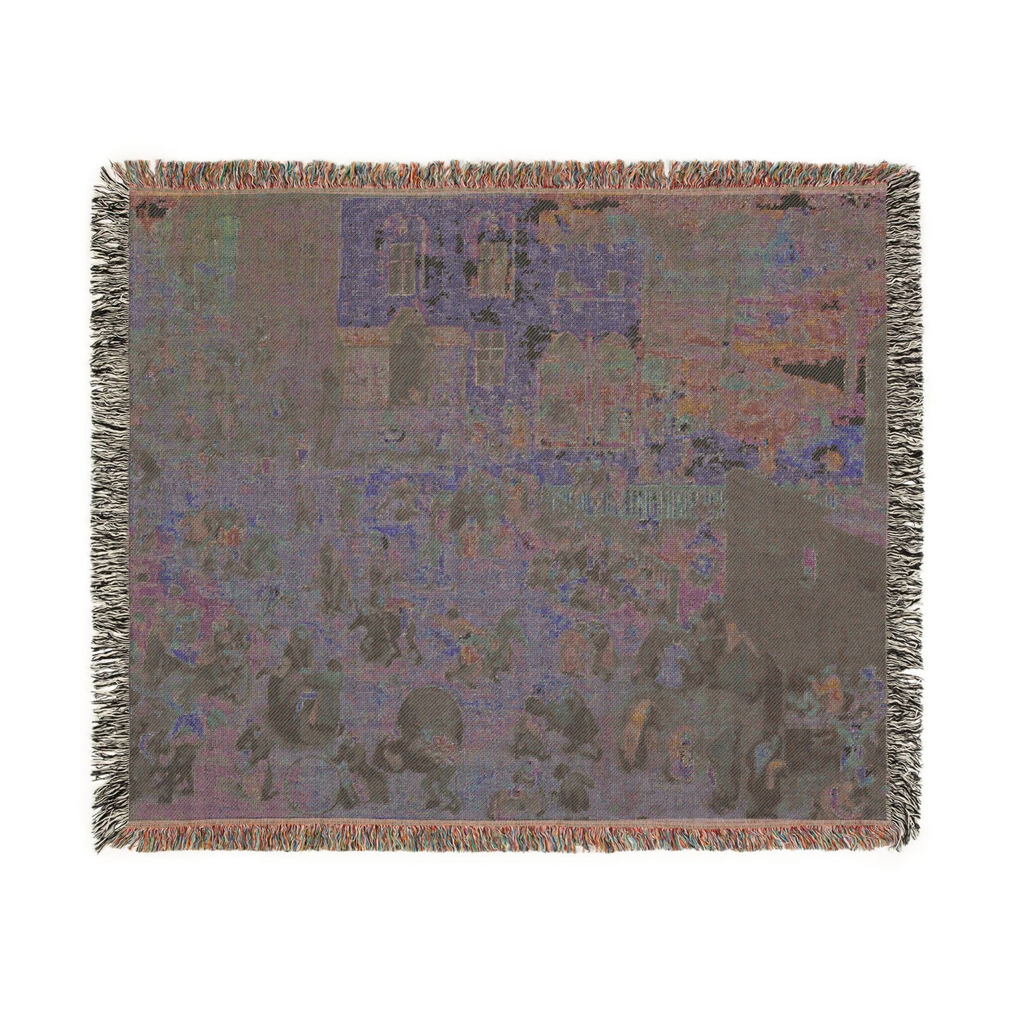 -2022-02-07 Children's Games, Pieter Bruegel the Elder, West Street, Cromer, Norfolk | Woven Tapestry Blanket