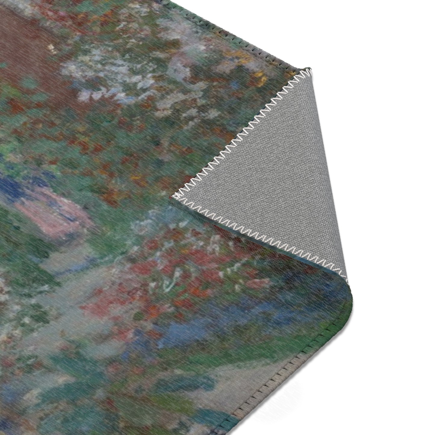 Claude Monet - The Artist's House at Argenteuil | Area Rug