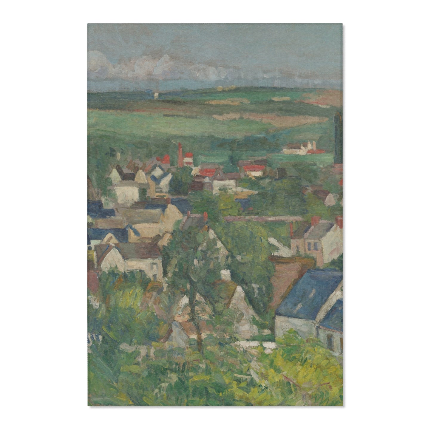 Paul Cezanne - Auvers, Panoramic View | Area Rug