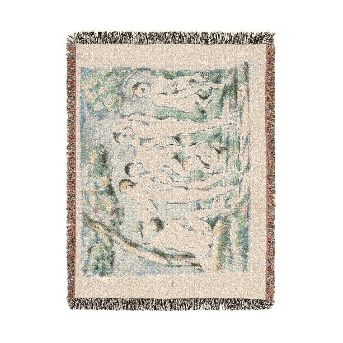 Paul Cezanne - Small Bathers | Woven Tapestry Blanket
