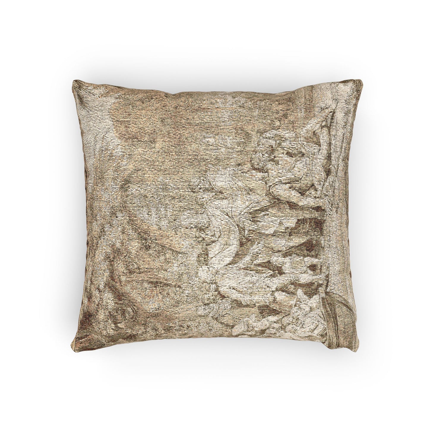 Jean Michel Moreau - The Arrival of Jean-Jacques Rousseau to the Champs-Élysées | Woven Pillow