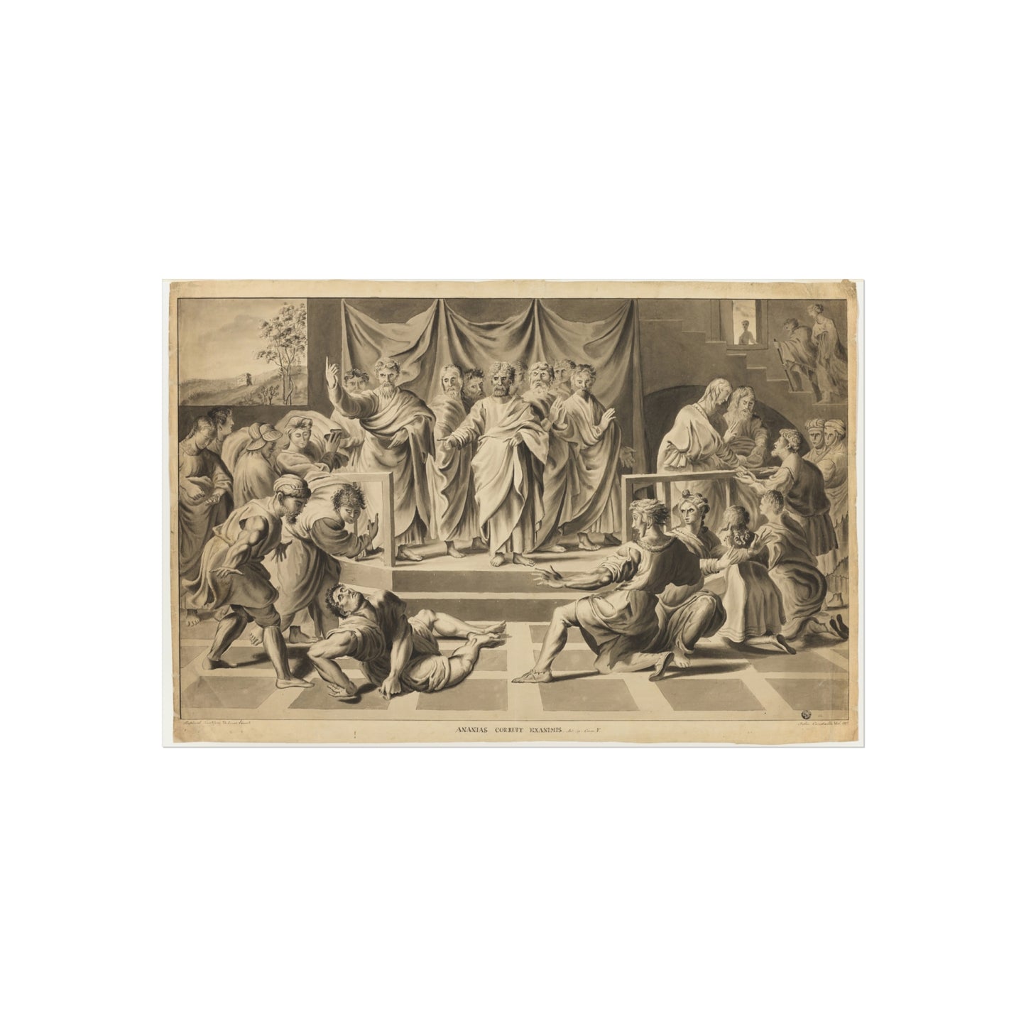 John Constable - Death of Ananias | Fine Art Poster