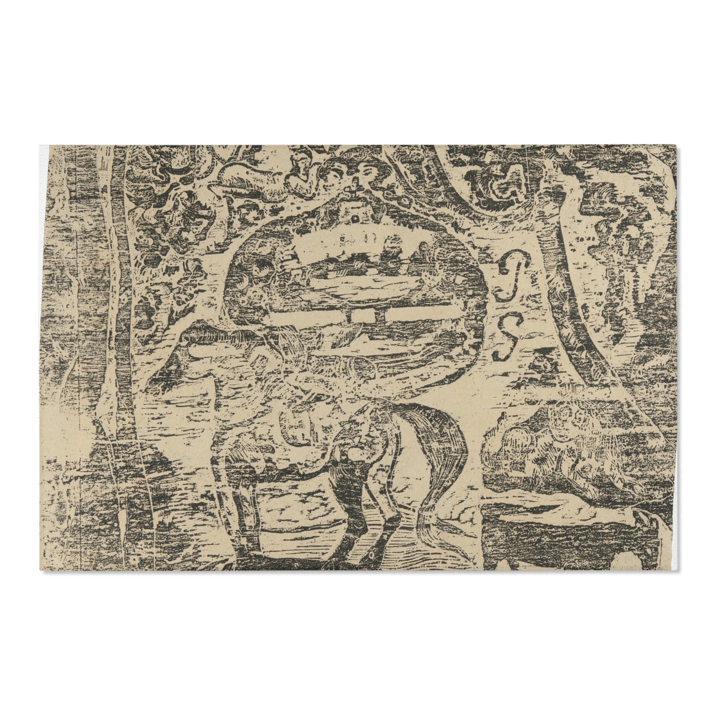 Paul Gauguin - Horse, with Other Animals and Ornaments | Area Rug