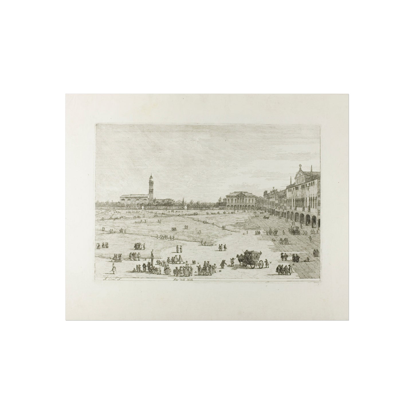Canaletto - Prà della Valle, from Vedute | Fine Art Poster