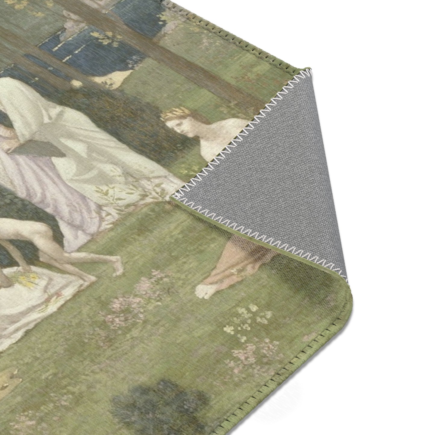 Pierre Puvis de Chavannes - The Sacred Grove, Beloved of the Arts and the Muses | Area Rug
