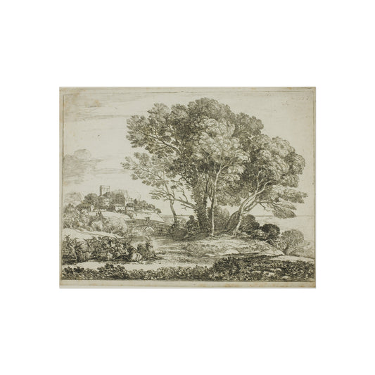 The Goatherd — Claude Lorrain Fine Art Poster