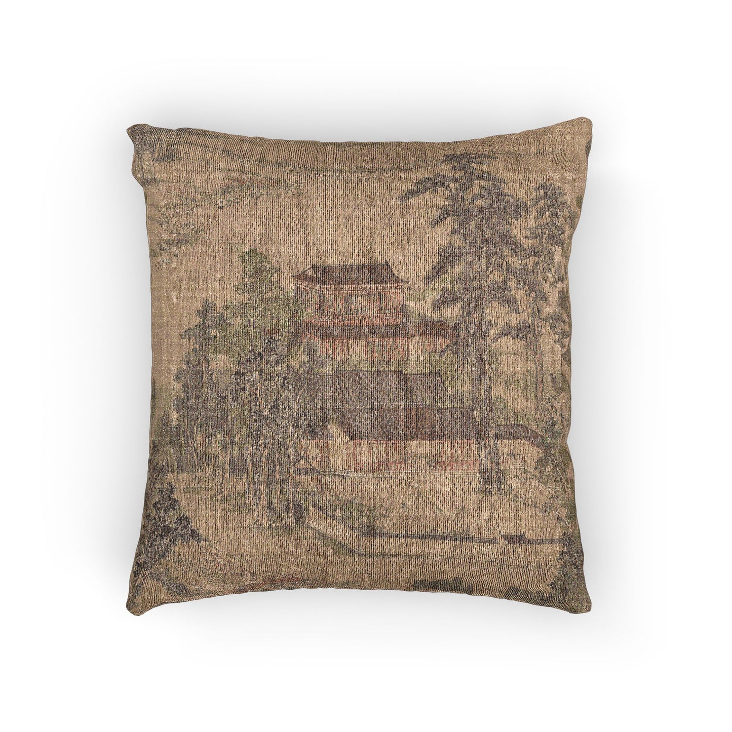 063_mansion-by-the-river | Woven Pillow