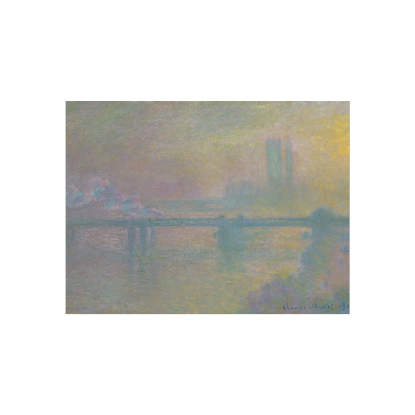 Claude Monet - Charing Cross Bridge, London | Fine Art Poster