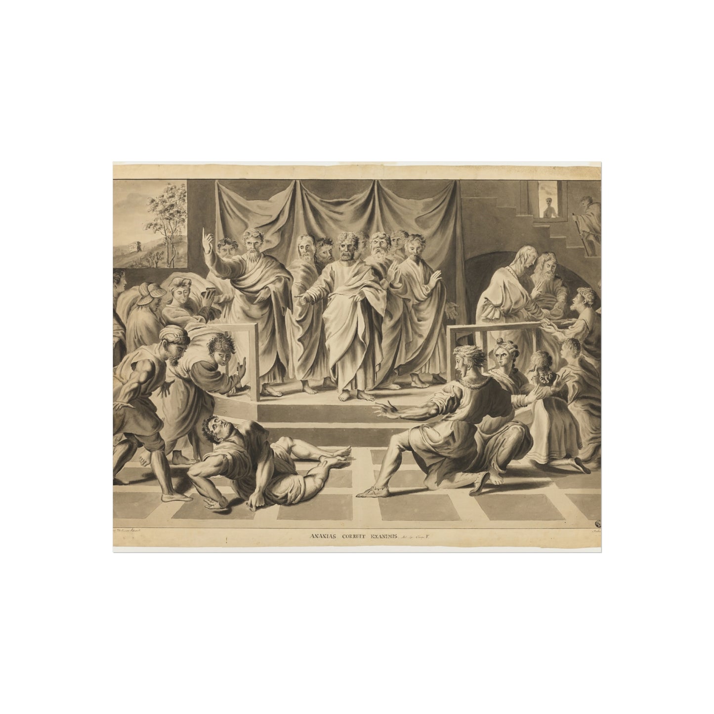 John Constable - Death of Ananias | Fine Art Poster