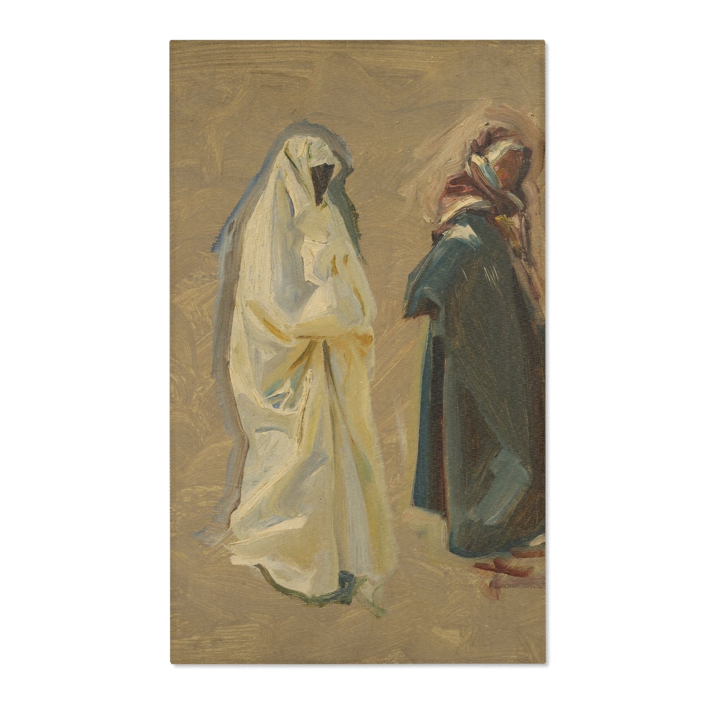 John Singer Sargent - Study of Two Bedouins | Area Rug