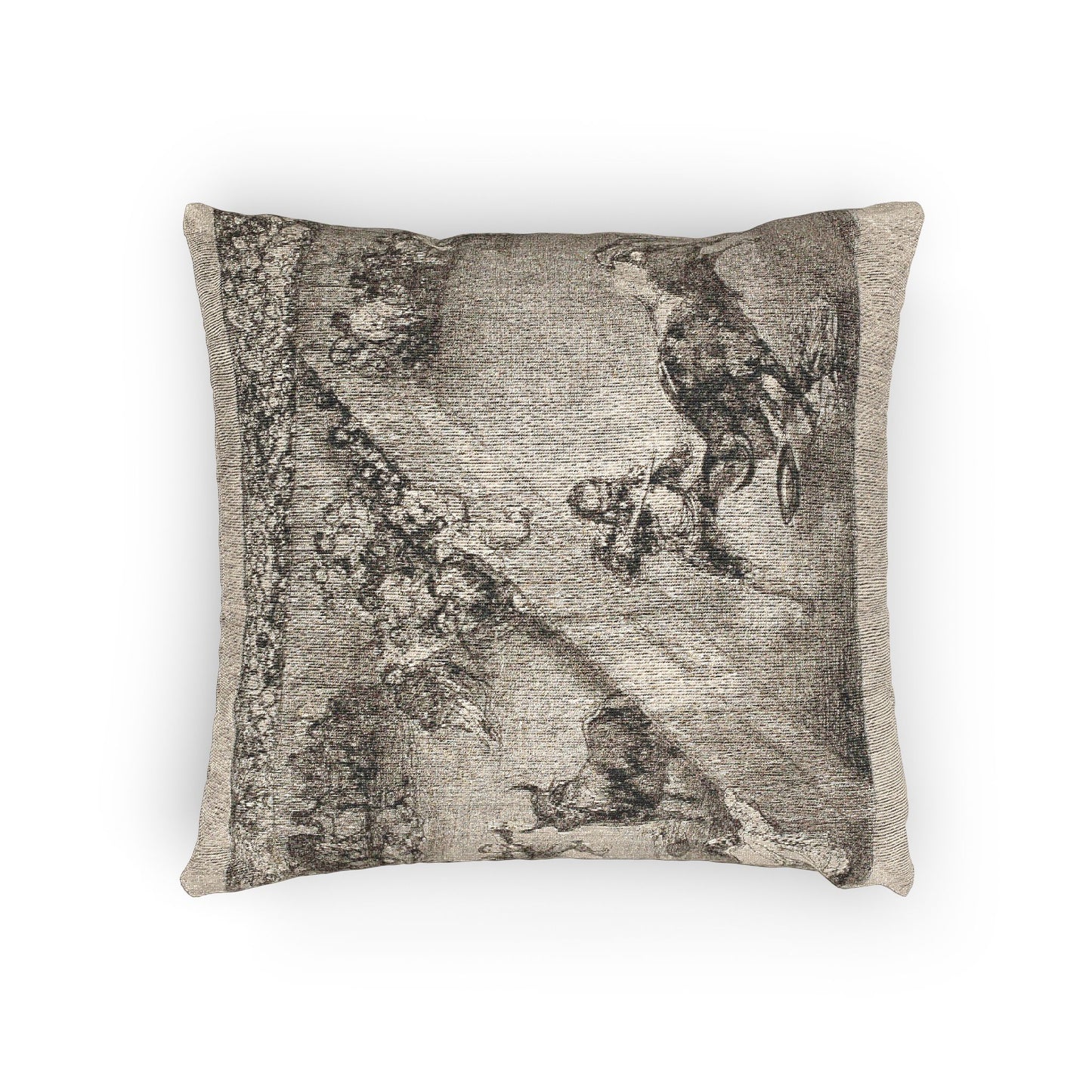 Francisco José de Goya y Lucientes - Bullfight in a divided ring, from The Bulls of Bordeaux | Woven Pillow
