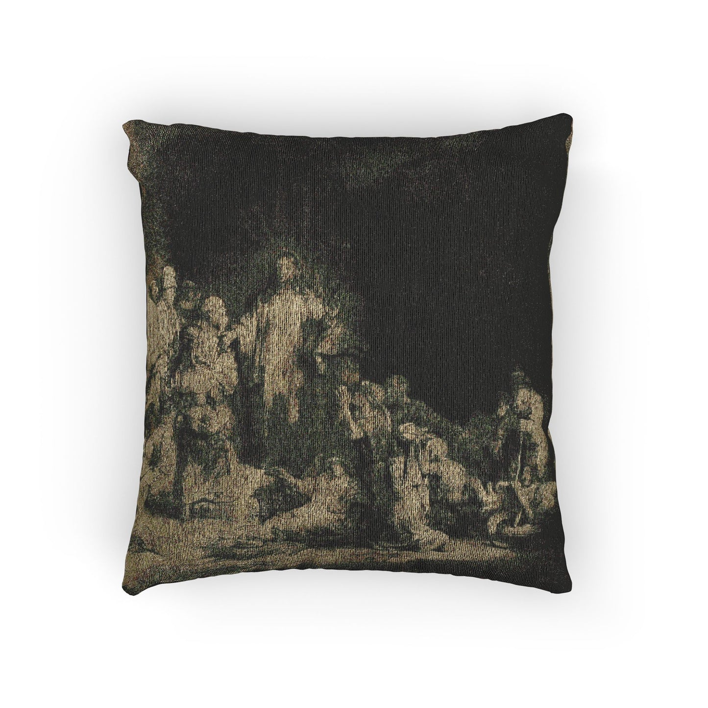 Rembrandt van Rijn - The Hundred Guilder Print | Woven Pillow