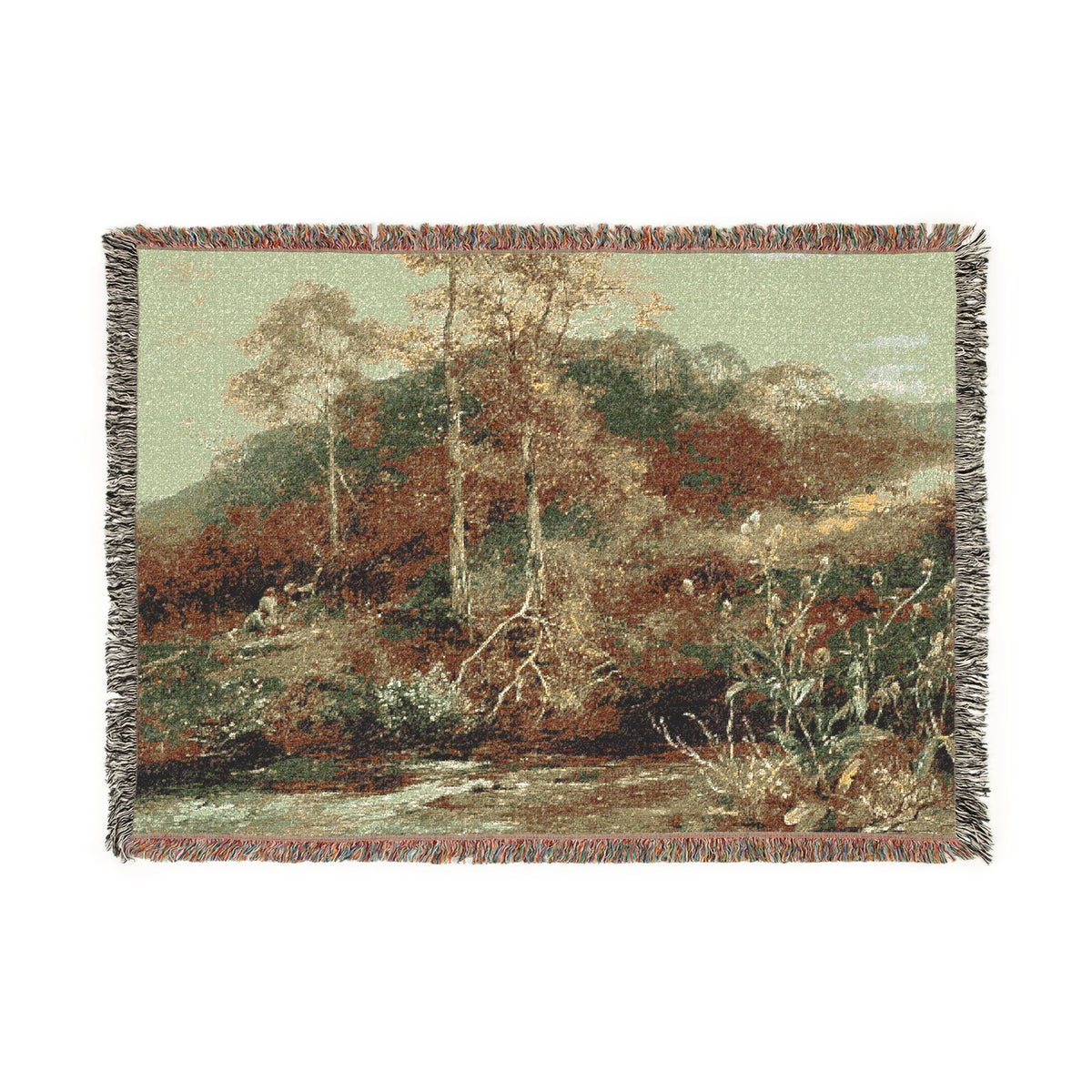 Autumn River Scene, The Brook — Bates Tapestry Blanket