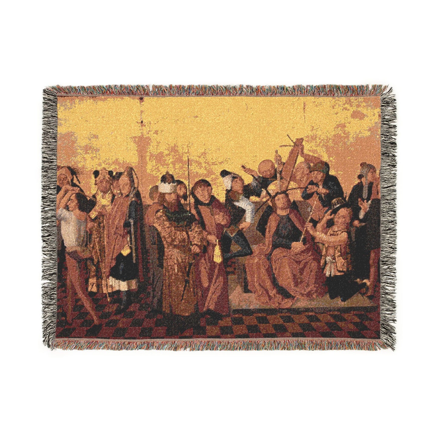 Isenmann, Colmar Altarpiece (Flagellation, Crowning with Thorns) | Woven Tapestry Blanket