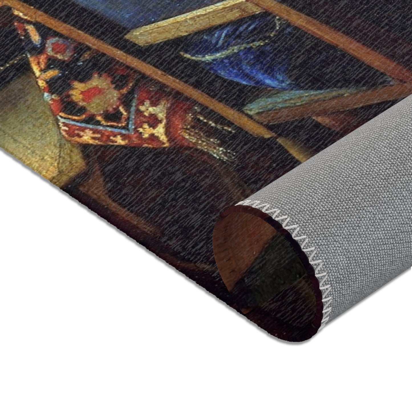 Jan Vermeer van Delft - The Glass of Wine - Google Art Project | Area Rug