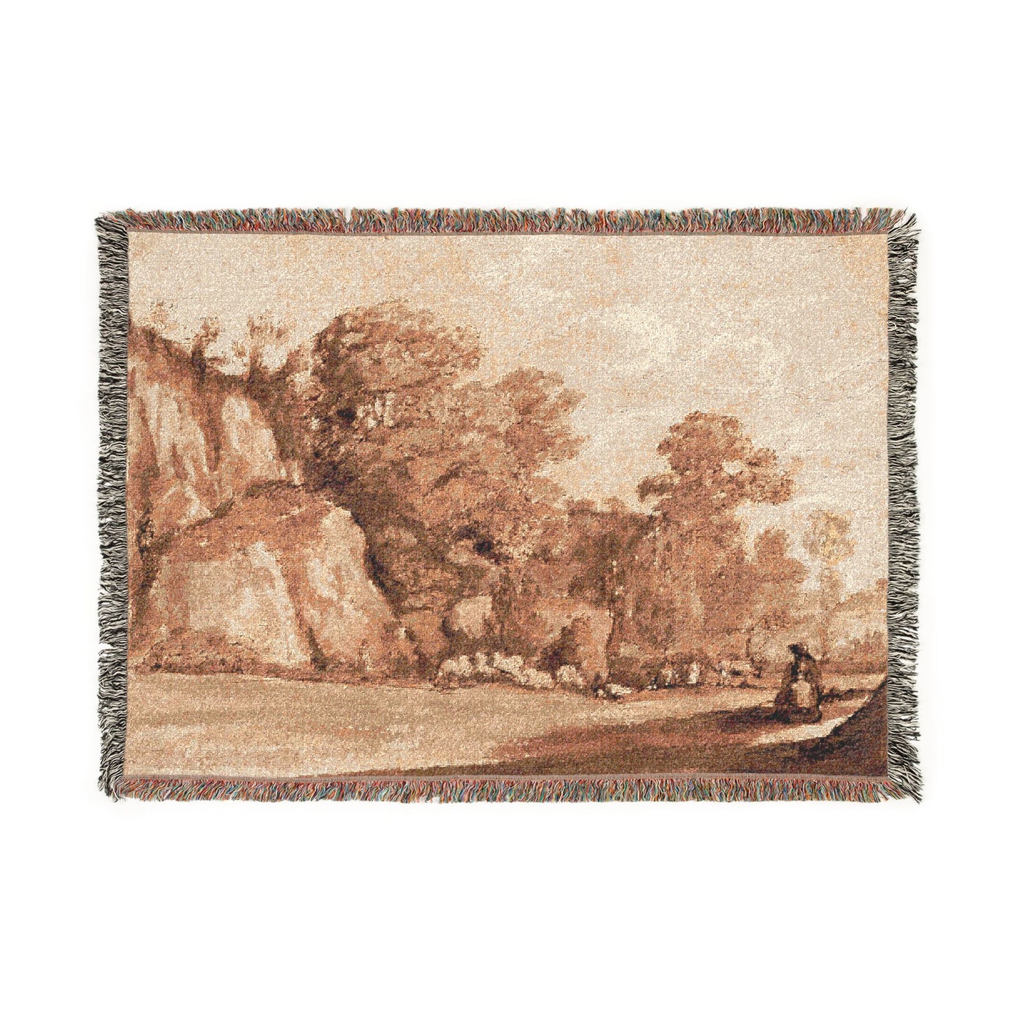 A Rocky Hillside — Lorrain Tapestry Blanket