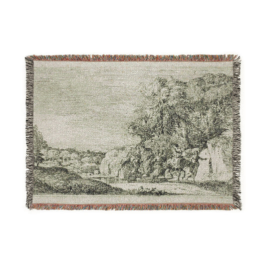The Flight into Egypt — Lorrain Tapestry Blanket