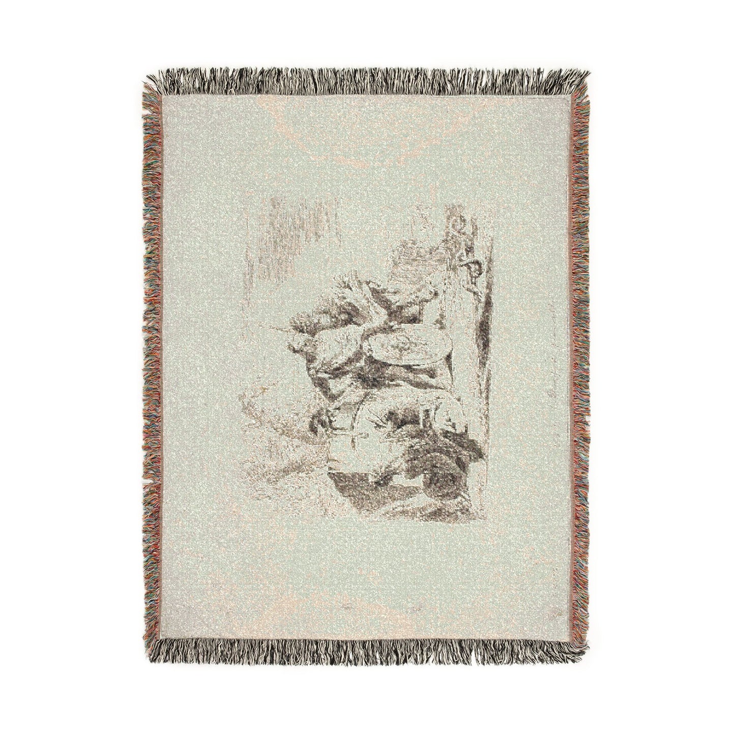 Giovanni Battista Tiepolo - The Astrologer and the Young Soldier, from Capricci | Woven Tapestry Blanket