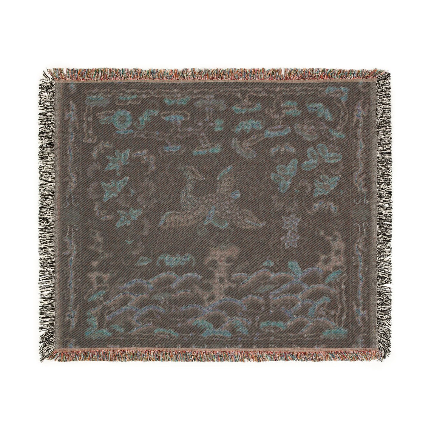 126_rank-badge | Woven Tapestry Blanket