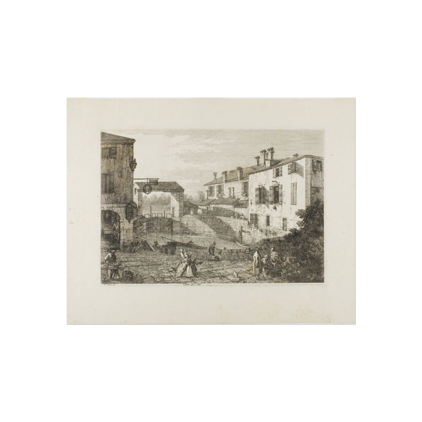Canaletto - Le Porte Del Dolo, from Vedute | Fine Art Poster