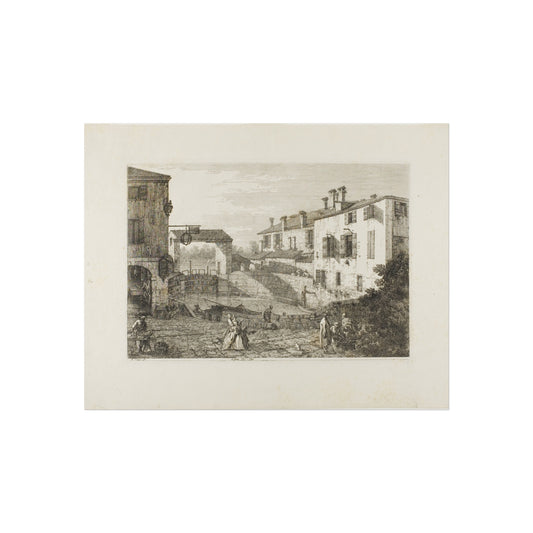 The Gates of Dolo — Canaletto Fine Art Poster