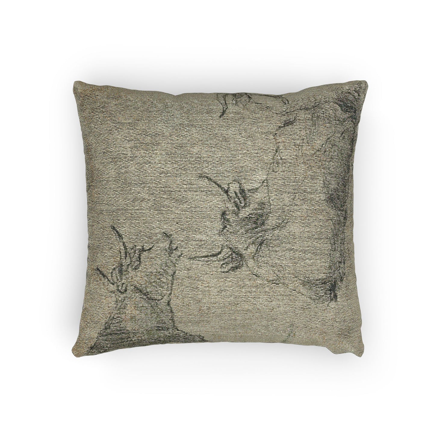 Aelbert Cuyp - Three Sketches of Cows | Woven Pillow
