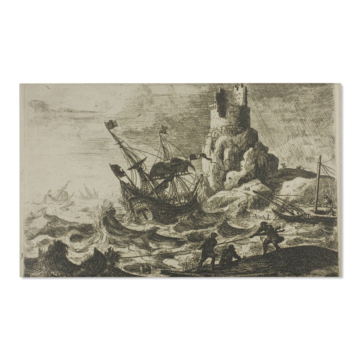 Claude Lorrain - The Shipwreck | Area Rug