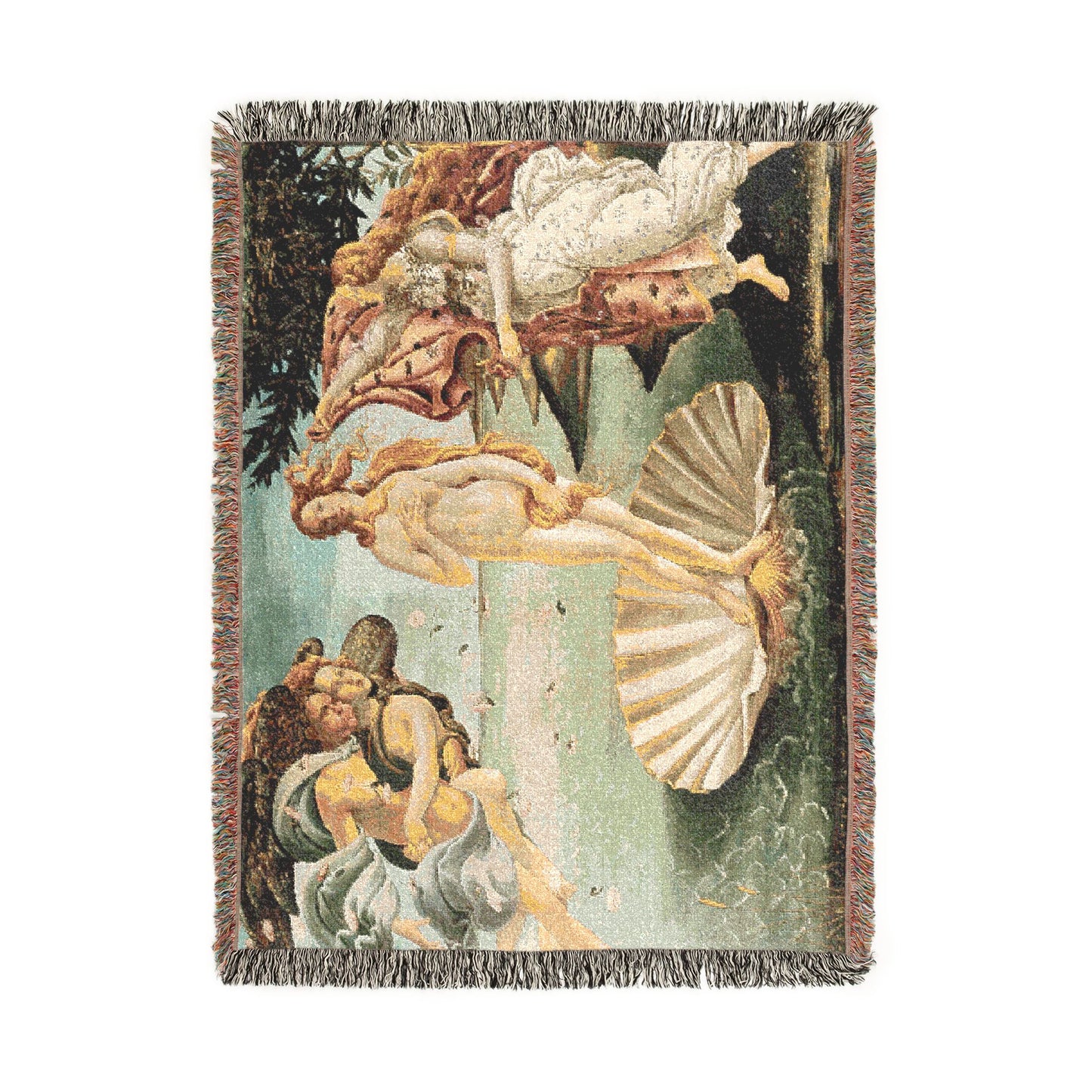 Sandro Botticelli - La nascita di Venere - Google Art Project - edited | Woven Tapestry Blanket