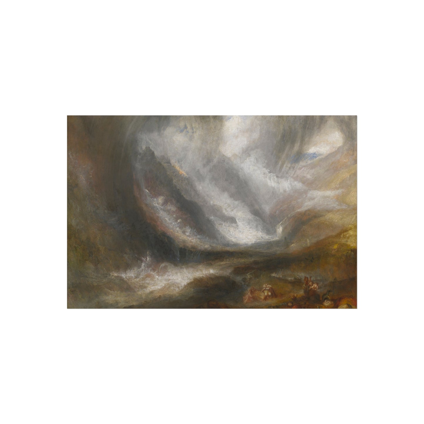 Joseph Mallord William Turner - Valley of Aosta Snowstorm, Avalanche, and Thunderstorm | Fine Art Poster