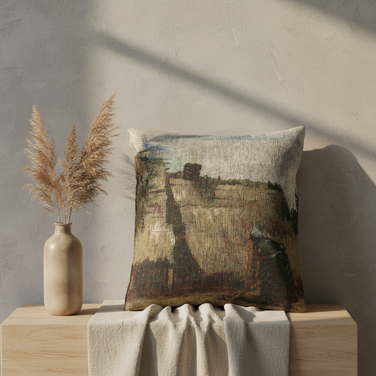A Peasant Woman Digging — Van Gogh Pillow