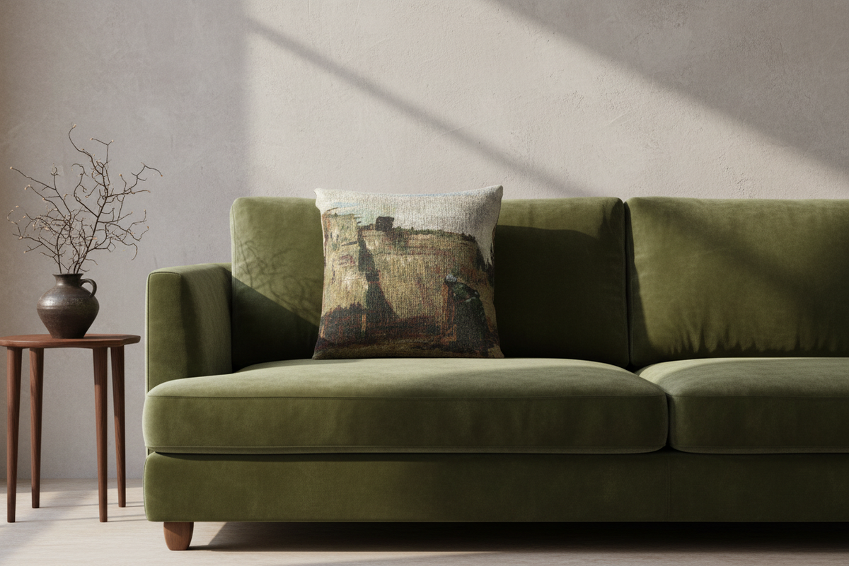 A Peasant Woman Digging — Van Gogh Pillow