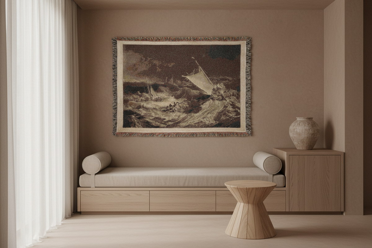 A Shipwreck — Turner Tapestry Blanket