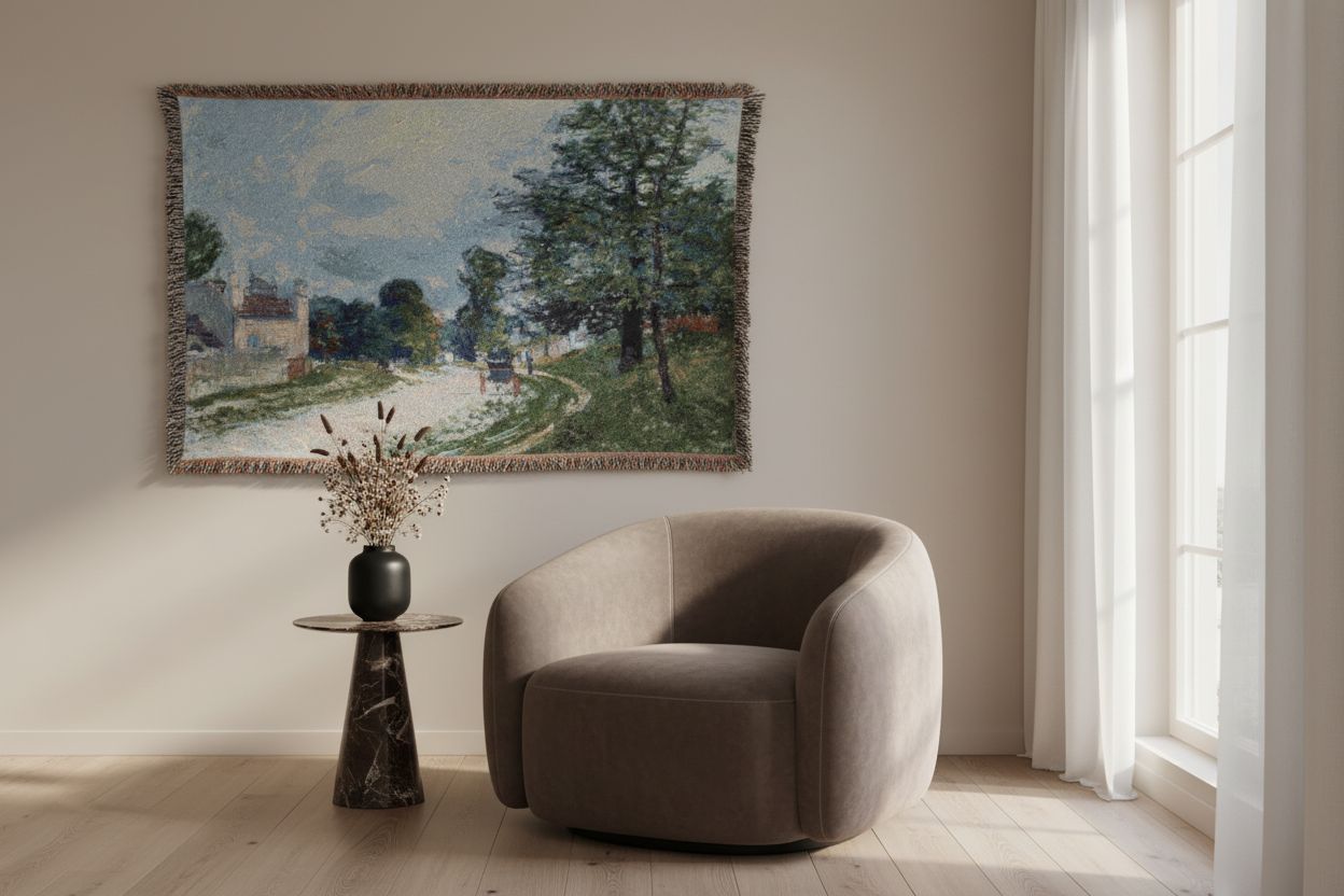 A Turn in the Road — Sisley Tapestry Blanket