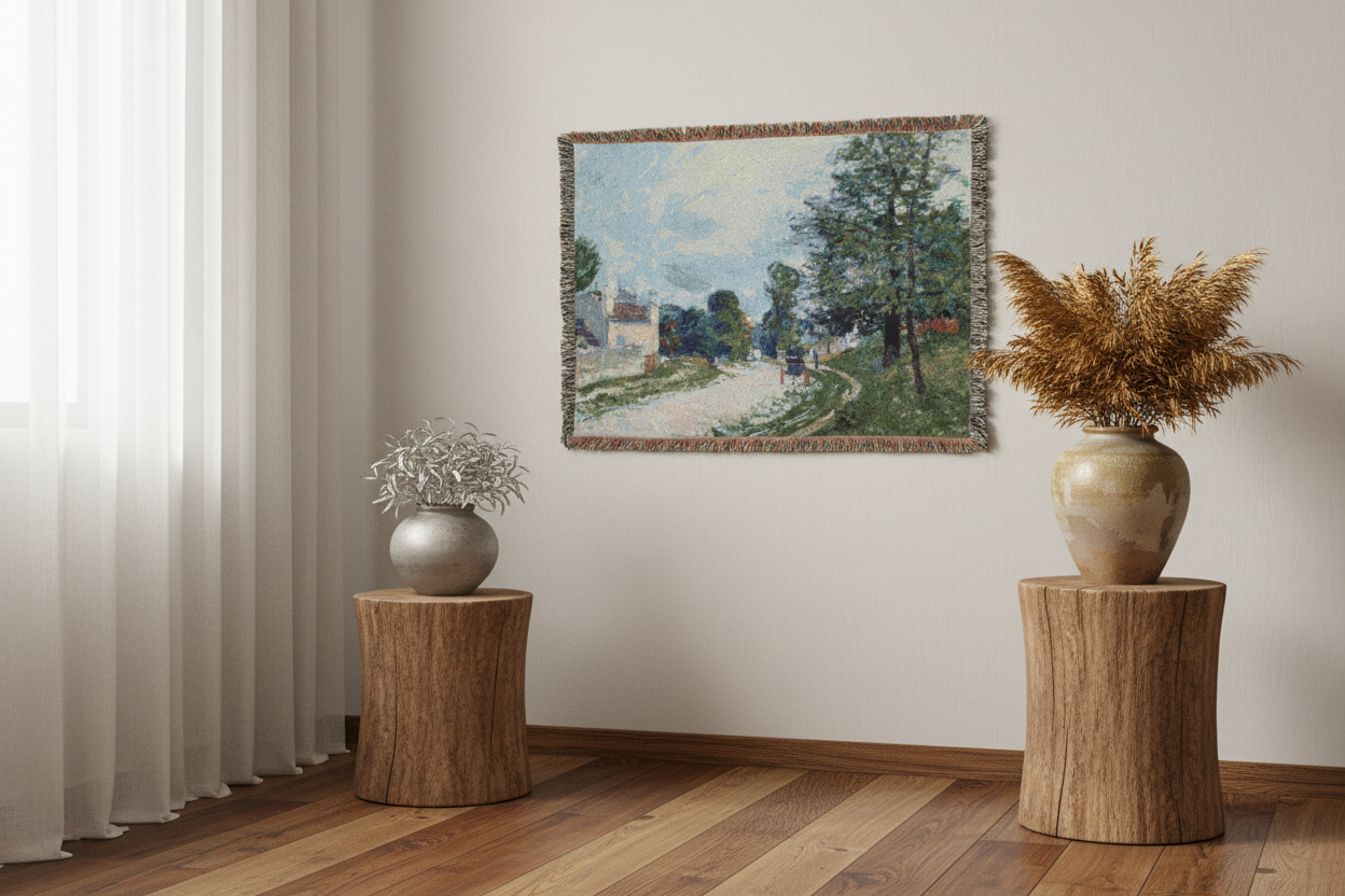 A Turn in the Road — Sisley Tapestry Blanket