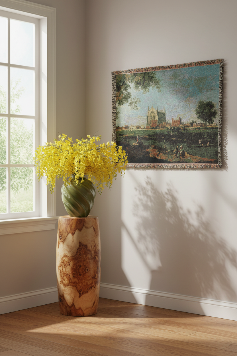 A Venetian Capriccio — Canaletto Tapestry Blanket