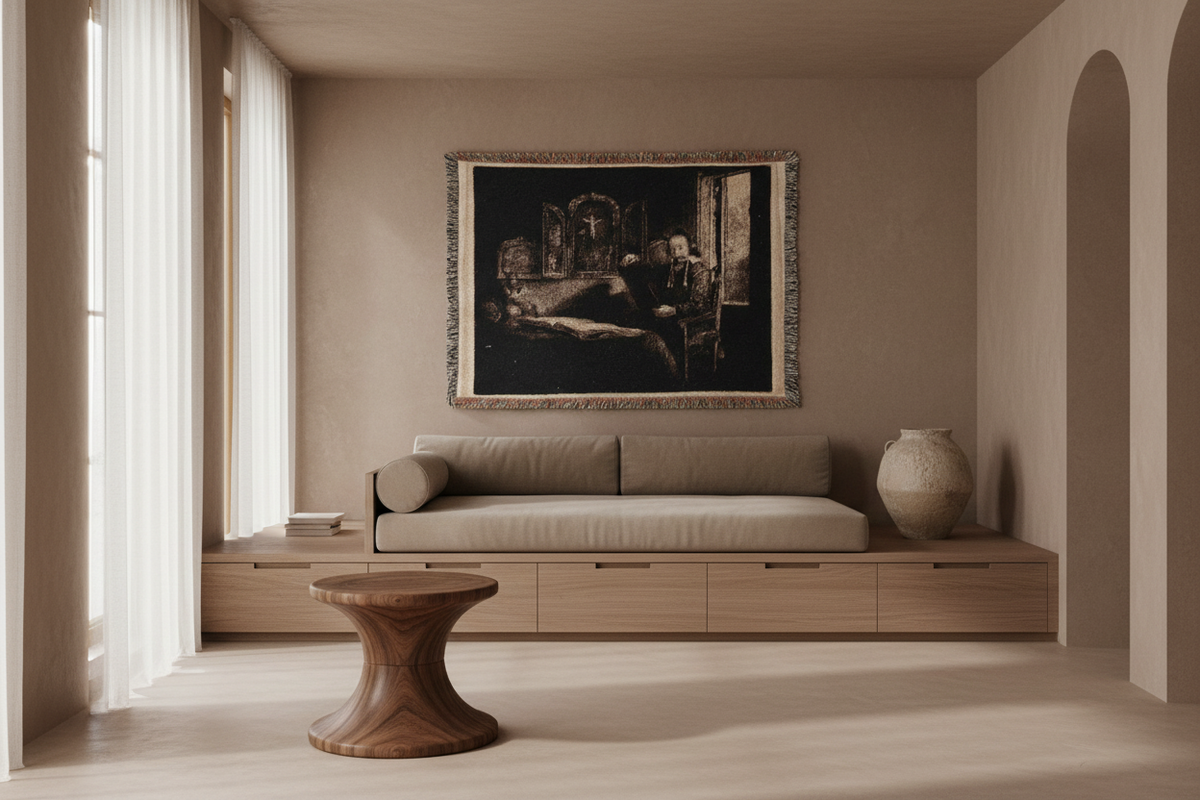 Abraham Francen, Apothecary — Rembrandt Tapestry Blanket