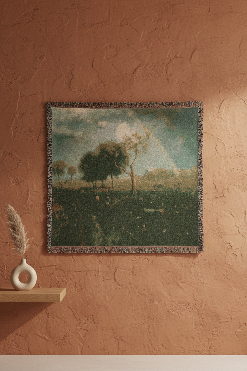 After a Summer Shower — Inness Tapestry Blanket