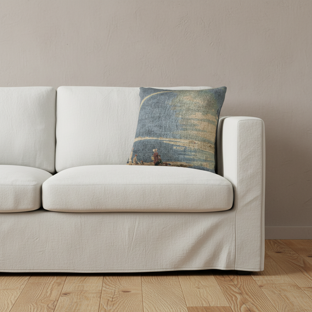 An April Shower A View — Turner Pillow